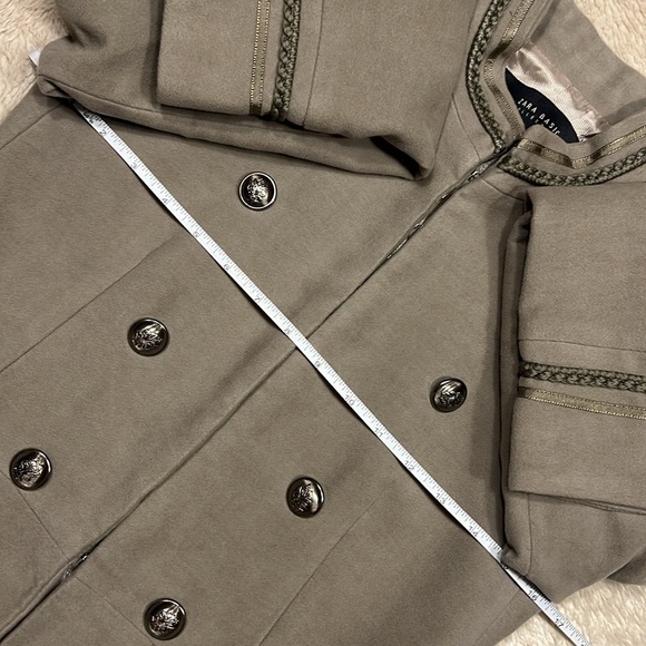 ZARA Faux Suede Military Jacket - Picture 11 of 13